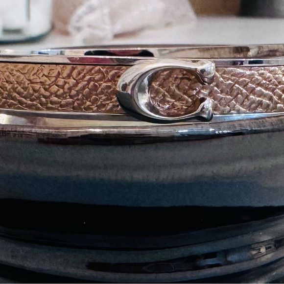 Coach Silver and Rose Gold Women's Bracelet - Picture 3 of 7